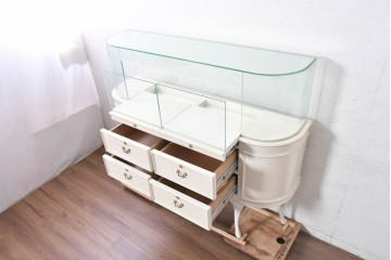 中古　特注品　優美なジュエリーショーケース　(R-090930)
