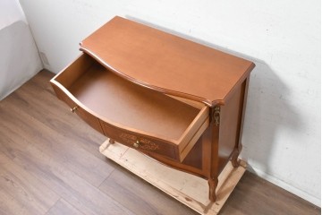 中古　美品　イタリア　象嵌と猫脚が優美なサイドボード　(R-090933)