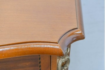 中古　美品　イタリア　象嵌と猫脚が優美なサイドボード　(R-090933)