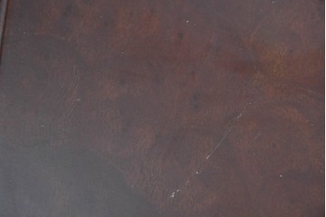 中古　美品　神戸洋家具　メープル不二屋　ガラス天板付きセンターテーブル　(R-090937)