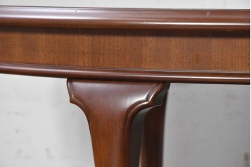 中古　美品　神戸洋家具　メープル不二屋　ガラス天板付きセンターテーブル　(R-090937)