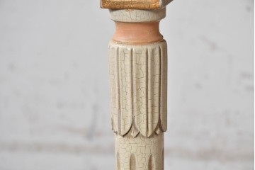 中古　イタリア高級家具　Mario Colciago&Figli(マリオ・コルチャゴ)　ロココ調　繊細な彫刻を施したエレガントなダイニングチェア　(R-090940)