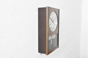 和製ヴィンテージ　昭和中期　愛知時計電機(アイチ、AICHI)　レトロな掛け時計　(R-090951)