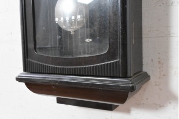和製ヴィンテージ　昭和中期　愛知時計電機(アイチ、AICHI)　Super Eight(スーパーエイト)　彫刻が趣深い掛け時計　(R-090952)