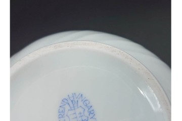 希少サイズ!　ハンガリー　HEREND(ヘレンド)　トゥッピーニの角笛　薔薇のつまみをあしらったコーヒーポット　(R-090962)