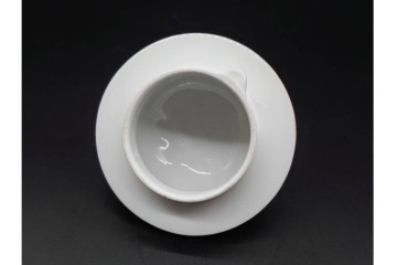 希少サイズ!　ハンガリー　HEREND(ヘレンド)　トゥッピーニの角笛　薔薇のつまみをあしらったコーヒーポット　(R-090962)