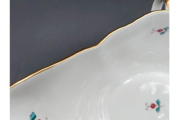希少!　ハンガリー　HEREND(ヘレンド)　トゥッピーニの角笛　華やかなソースボート　(R-090964)