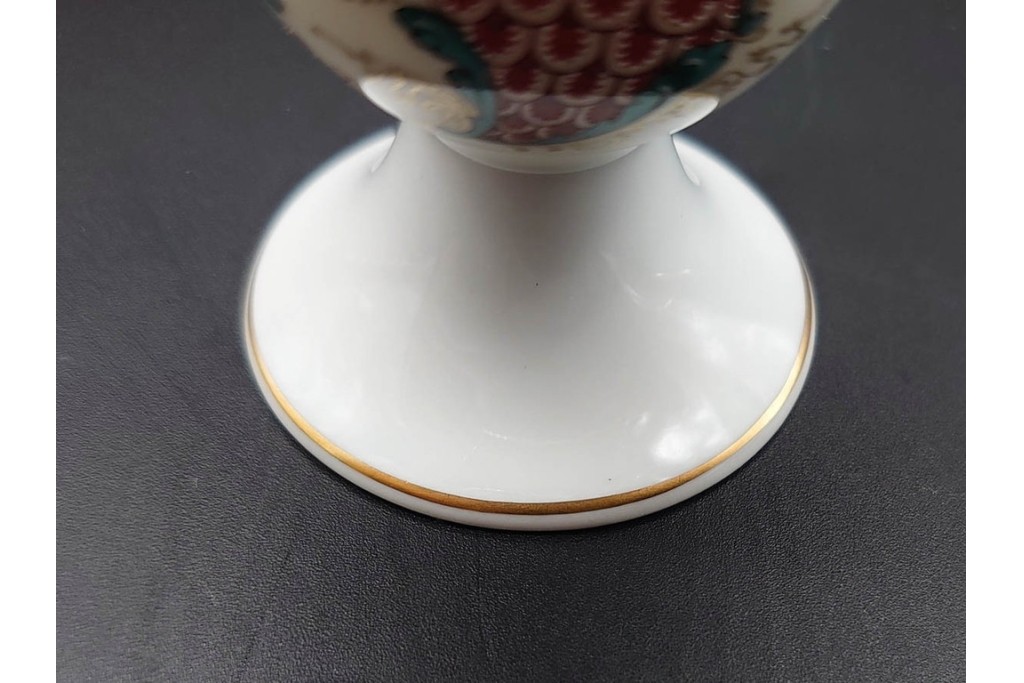 希少!　ハンガリー　HEREND(ヘレンド)　トゥッピーニの角笛　上品なエッグスタンド6点セット　(R-090965)