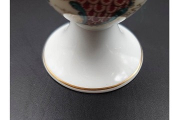 希少!　ハンガリー　HEREND(ヘレンド)　トゥッピーニの角笛　上品なエッグスタンド6点セット　(R-090965)