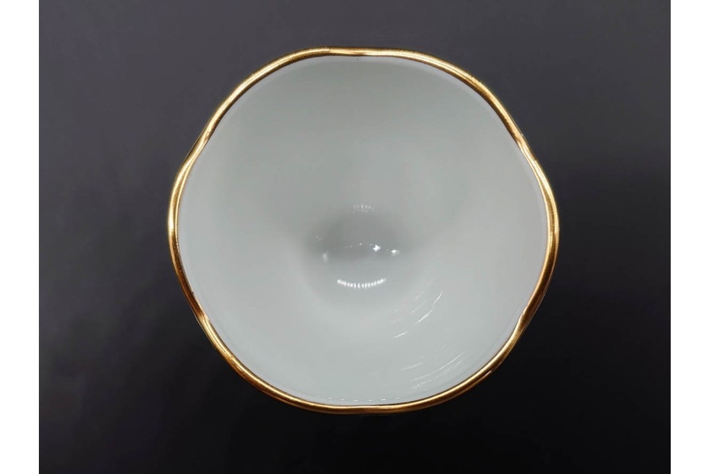 希少!　ハンガリー　HEREND(ヘレンド)　トゥッピーニの角笛　上品なエッグスタンド6点セット　(R-090965)