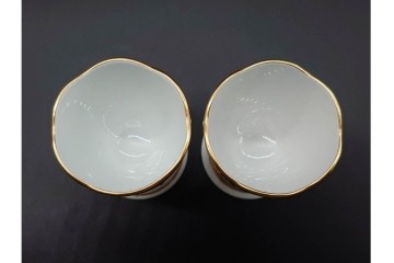 希少!　ハンガリー　HEREND(ヘレンド)　トゥッピーニの角笛　上品なエッグスタンド6点セット　(R-090965)