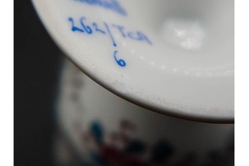 希少!　ハンガリー　HEREND(ヘレンド)　トゥッピーニの角笛　上品なエッグスタンド6点セット　(R-090965)