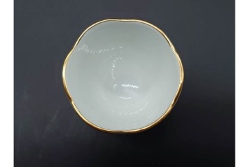 希少!　ハンガリー　HEREND(ヘレンド)　トゥッピーニの角笛　上品なエッグスタンド6点セット　(R-090965)