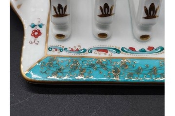希少!　ハンガリー　HEREND(ヘレンド)　トゥッピーニの角笛　優美なトーストラック　(R-090966)