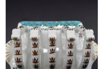 希少!　ハンガリー　HEREND(ヘレンド)　トゥッピーニの角笛　優美なトーストラック　(R-090966)