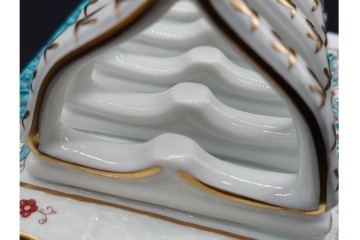希少!　ハンガリー　HEREND(ヘレンド)　トゥッピーニの角笛　優美なトーストラック　(R-090966)