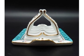 希少!　ハンガリー　HEREND(ヘレンド)　トゥッピーニの角笛　優美なトーストラック　(R-090967)
