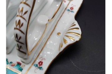 希少!　ハンガリー　HEREND(ヘレンド)　トゥッピーニの角笛　優美なトーストラック　(R-090967)