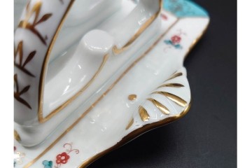 希少!　ハンガリー　HEREND(ヘレンド)　トゥッピーニの角笛　優美なトーストラック　(R-090967)