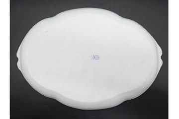 希少!　ハンガリー　HEREND(ヘレンド)　トゥッピーニの角笛　上品なリボン付トレイ　(R-090968)