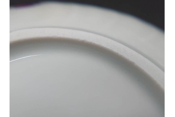 希少!　ドイツ製　Meissen(マイセン)　フラワーブーケ　五つ花デザイン　ダブルハンドルのカップ&ソーサー3客セット　(R-090973)