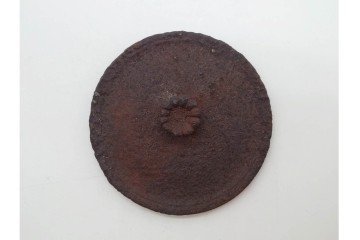 戦前　当時物　 山形鋳物の老舗 保寿堂　馬図が印象的な鉄瓶　(R-090985)