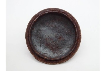 戦前　当時物　獣口と饕餮紋が目を引く鉄瓶　※水漏れあり　(R-090987)