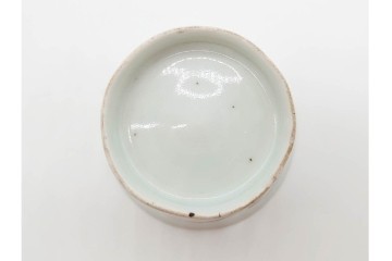江戸期　古伊万里　染付　菖蒲文がのびやかに描かれたそば猪口5点セット　(R-090991)