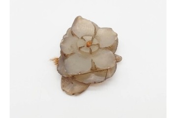中国　古玩　花や龍といった繊細な彫刻が施された玉佩など古玉7点セット　(R-090995)