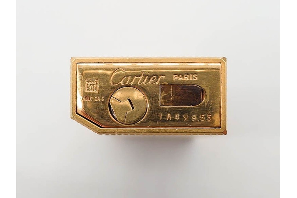 Cartier(カルティエ) 1点・dunhill(ダンヒル) 2点　ゴールドとシルバーの上品なガスライター3点セット　うち2点外箱付き　(R-090996)