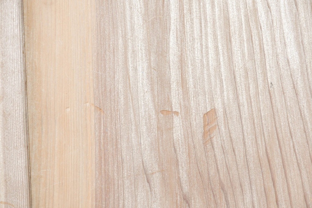 アンティーク建具　昭和初期から昭和中期　豊かな木目を楽しめるシンプルな板戸4枚セット　(R-091015)