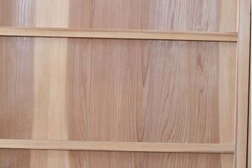 アンティーク建具　昭和初期から昭和中期　豊かな木目を楽しめるシンプルな板戸4枚セット　(R-091015)