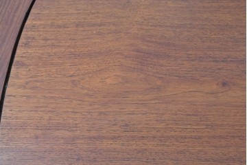 和製ヴィンテージ　花梨材　華やかな彫刻を施したダイニングテーブル　(R-091022)
