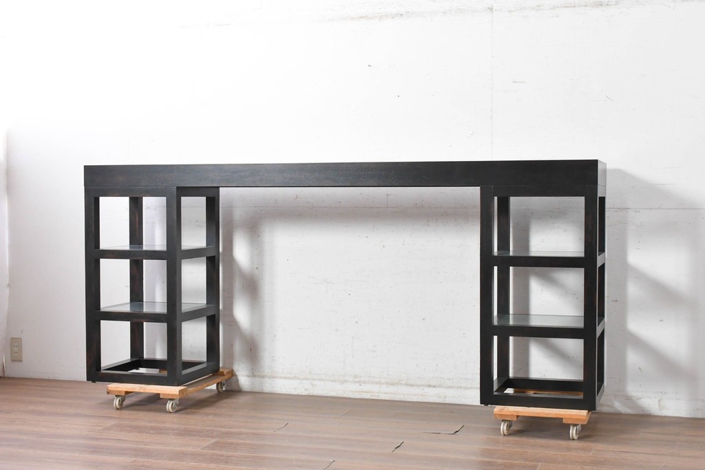 中古　美品　アメリカ高級家具　CENTURY(センチュリー)　Zen Collection(ゼンコレクション)　Golden Gate(ゴールデンゲート)　大型コンソールテーブル　定価約110万円　(R-091027)