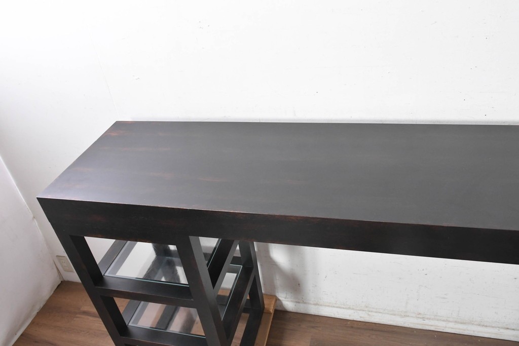 中古　美品　アメリカ高級家具　CENTURY(センチュリー)　Zen Collection(ゼンコレクション)　Golden Gate(ゴールデンゲート)　大型コンソールテーブル　定価約110万円　(R-091027)