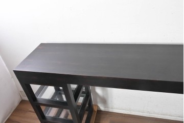中古　美品　アメリカ高級家具　CENTURY(センチュリー)　Zen Collection(ゼンコレクション)　Golden Gate(ゴールデンゲート)　大型コンソールテーブル　定価約110万円　(R-091027)