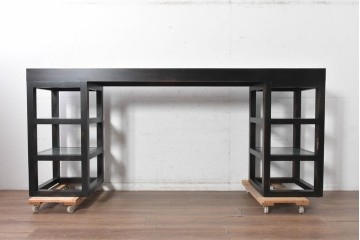 中古　美品　アメリカ高級家具　CENTURY(センチュリー)　Zen Collection(ゼンコレクション)　Golden Gate(ゴールデンゲート)　大型コンソールテーブル　定価約110万円　(R-091027)