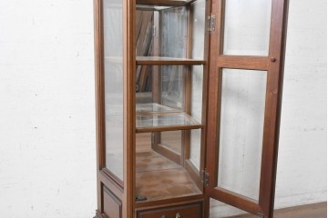 中古　美品　希少な廃番品　maruni(マルニ木工)　地中海ロイヤルシリーズ(ROYAL)　縦型キュリオケース　定価約56万円　(R-091028)