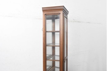 中古　美品　希少な廃番品　maruni(マルニ木工)　地中海ロイヤルシリーズ(ROYAL)　縦型キュリオケース　定価約56万円　(R-091028)