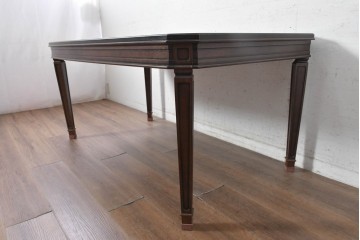 中古　maruni(マルニ木工)　地中海ロイヤルシリーズ(ROYAL)　細部まで意匠が施されたダイニングテーブル　定価約26万円　(R-091029)