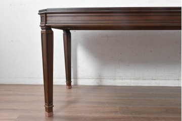 中古　maruni(マルニ木工)　地中海ロイヤルシリーズ(ROYAL)　細部まで意匠が施されたダイニングテーブル　定価約26万円　(R-091029)