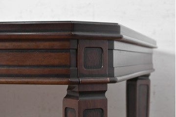 中古　maruni(マルニ木工)　地中海ロイヤルシリーズ(ROYAL)　細部まで意匠が施されたダイニングテーブル　定価約26万円　(R-091029)