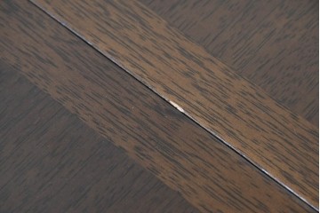 中古　美品　maruni(マルニ木工)　地中海ロイヤルシリーズ(ROYAL)　木目が放射状に広がるエクステンションテーブル　(R-091030)