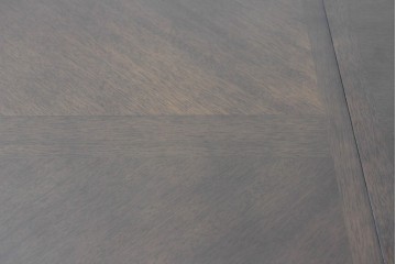 中古　美品　maruni(マルニ木工)　地中海ロイヤルシリーズ(ROYAL)　木目が放射状に広がるエクステンションテーブル　(R-091030)