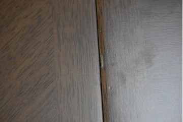 中古　美品　maruni(マルニ木工)　地中海ロイヤルシリーズ(ROYAL)　木目が放射状に広がるエクステンションテーブル　(R-091030)