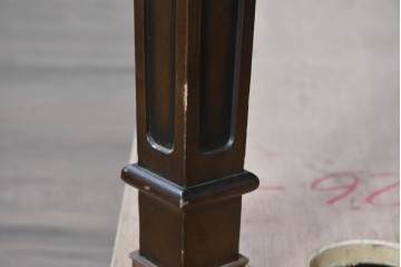 中古　美品　maruni(マルニ木工)　地中海ロイヤルシリーズ(ROYAL)　木目が放射状に広がるエクステンションテーブル　(R-091030)