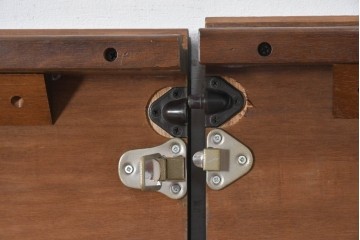 中古　美品　maruni(マルニ木工)　地中海ロイヤルシリーズ(ROYAL)　木目が放射状に広がるエクステンションテーブル　(R-091030)