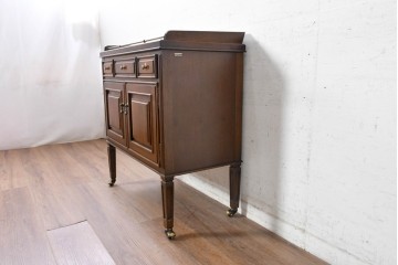 中古　希少な廃番品　maruni(マルニ木工)　地中海ロイヤルシリーズ(ROYAL)　　ビュッフェワゴン　(R-091035)