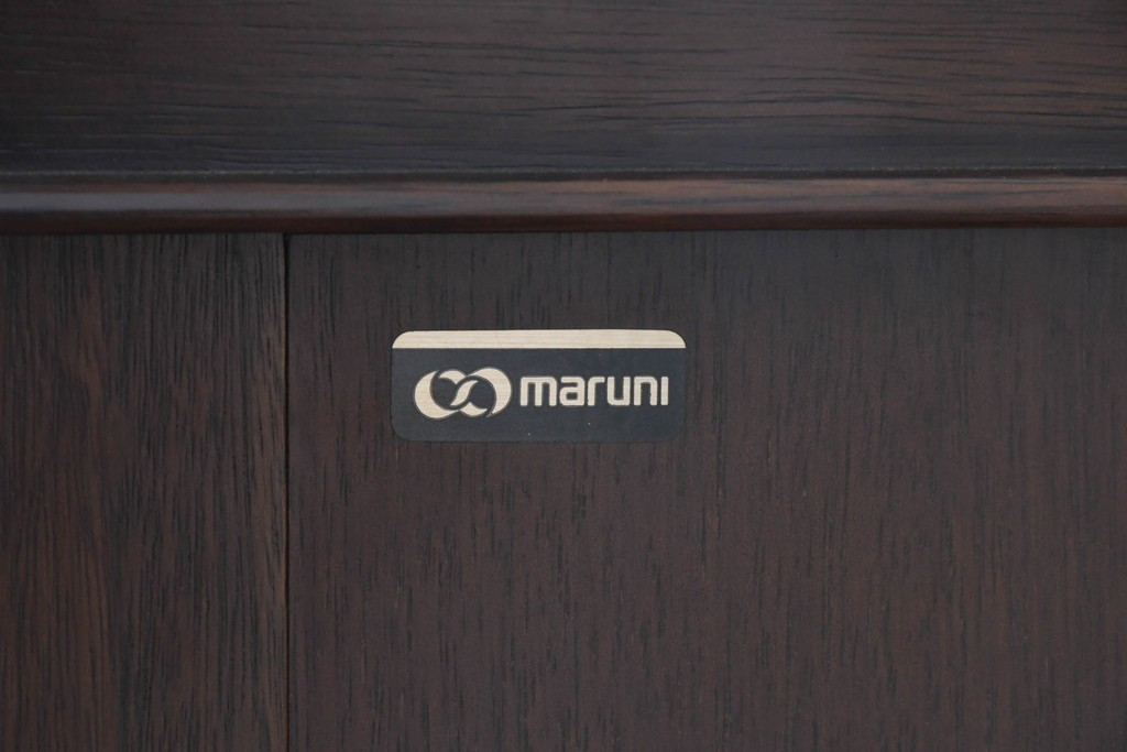 中古　希少な廃番品　maruni(マルニ木工)　地中海ロイヤルシリーズ(ROYAL)　　ビュッフェワゴン　(R-091035)