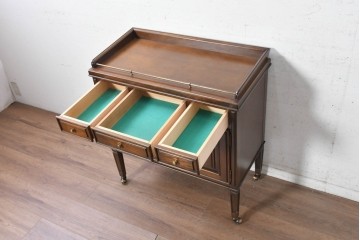 中古　希少な廃番品　maruni(マルニ木工)　地中海ロイヤルシリーズ(ROYAL)　　ビュッフェワゴン　(R-091035)